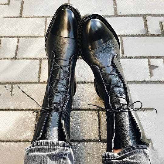 Romy - bottes classiques pour femmes en cuir