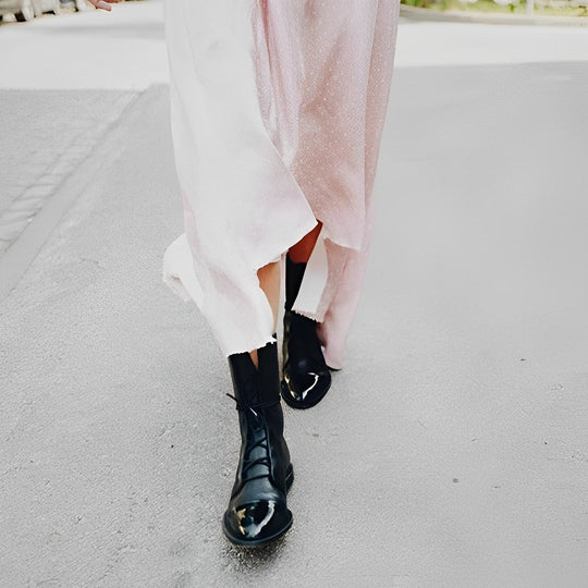Romy - bottes classiques pour femmes en cuir