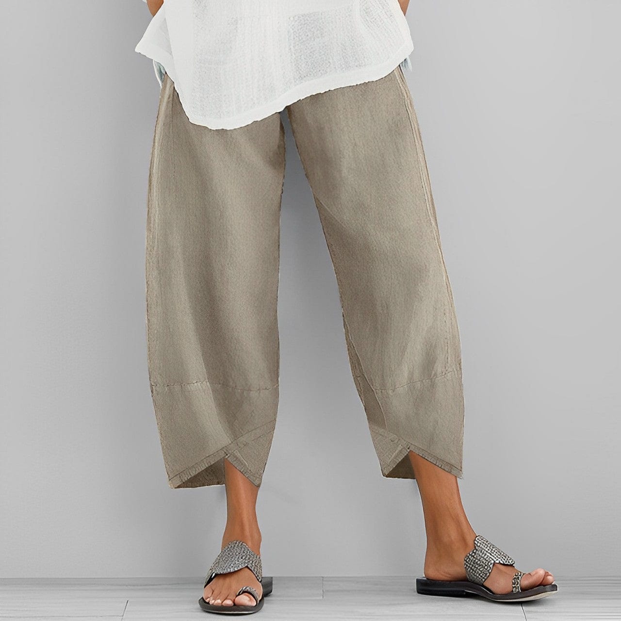 Pantalon en lin décontracté pour femme - Judit