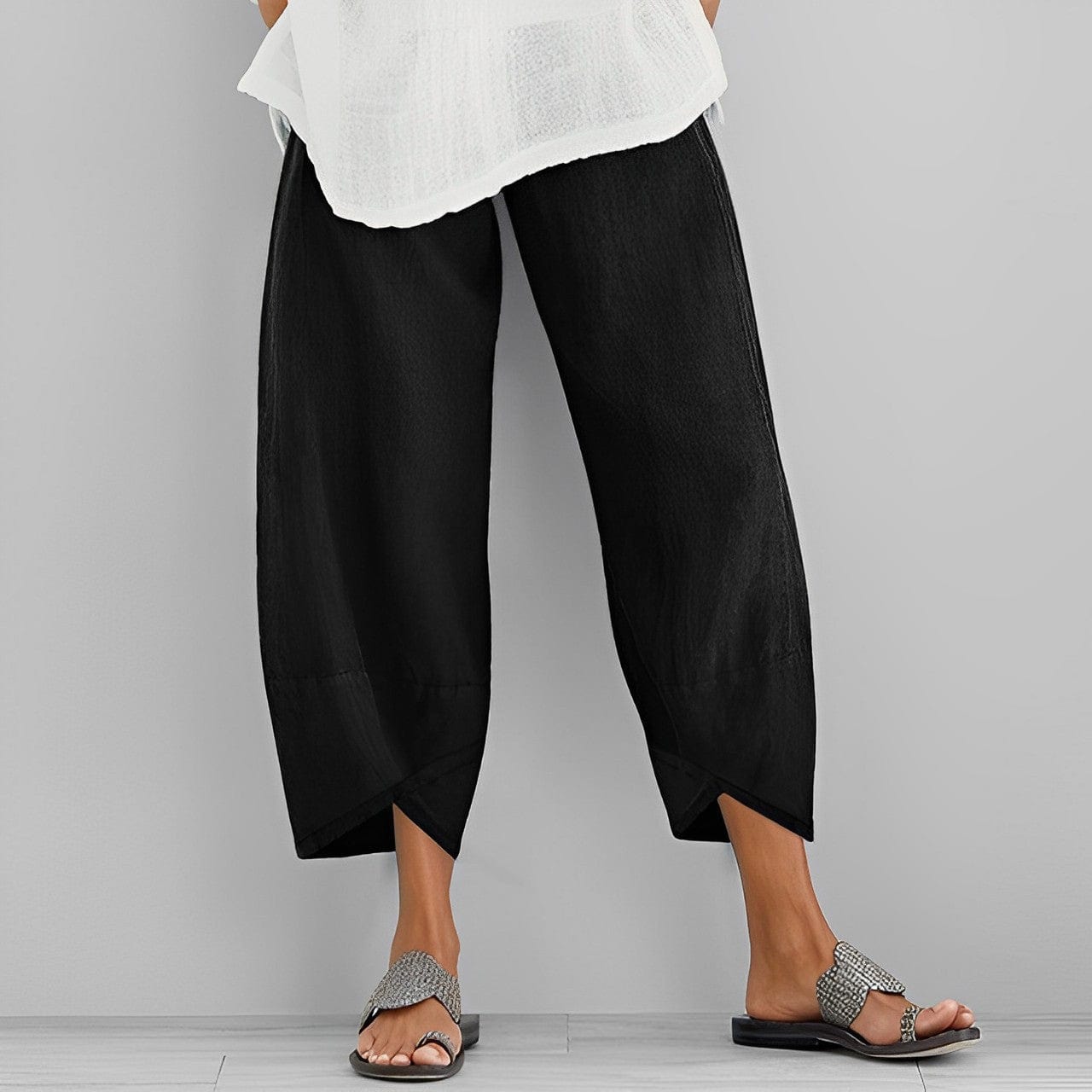 Pantalon en lin décontracté pour femme - Judit